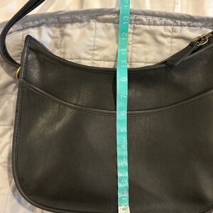 Coach Black Leather Shoulder Bag